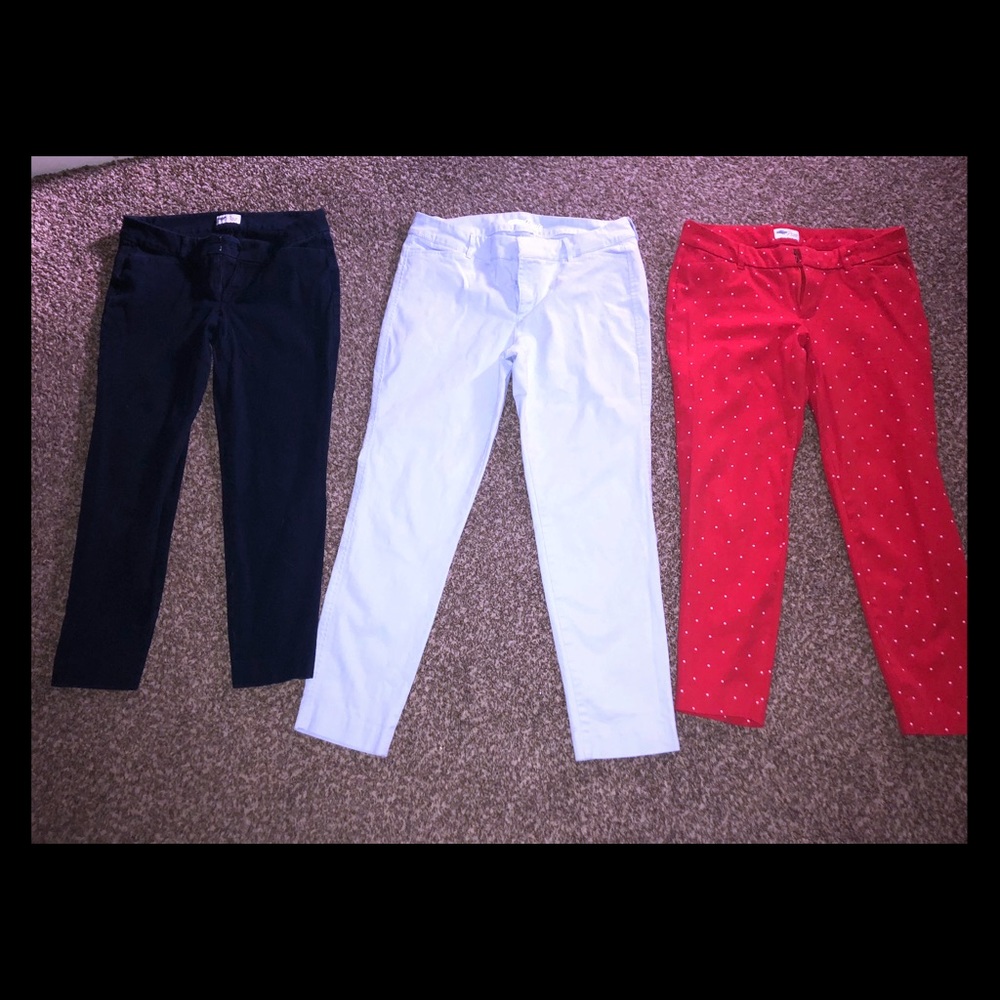 3 Lot of Capri pixie pants